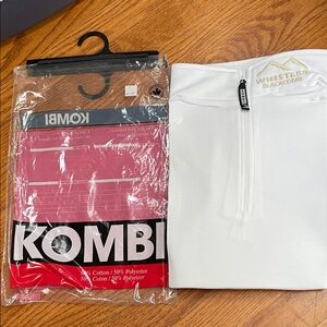 Whistler Blackcomb White Quarter-Zip Pullover